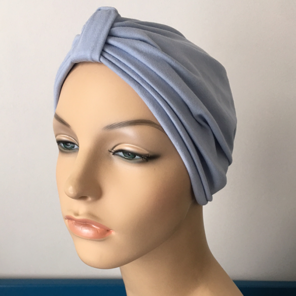 Classic Turban - Blue - A CANSA smart choice product • CompassionHat ...