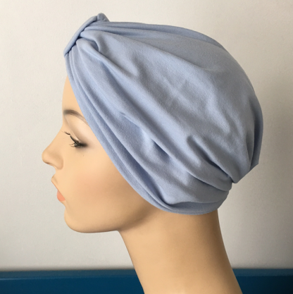 Soft Blue Classic Turban
