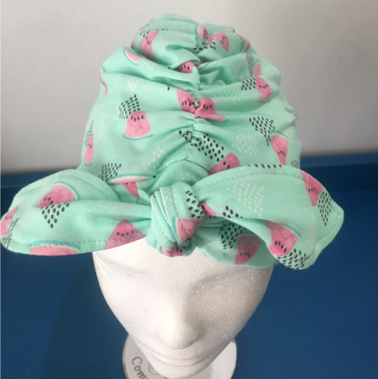 Mihla hat - Watermelon - bow front