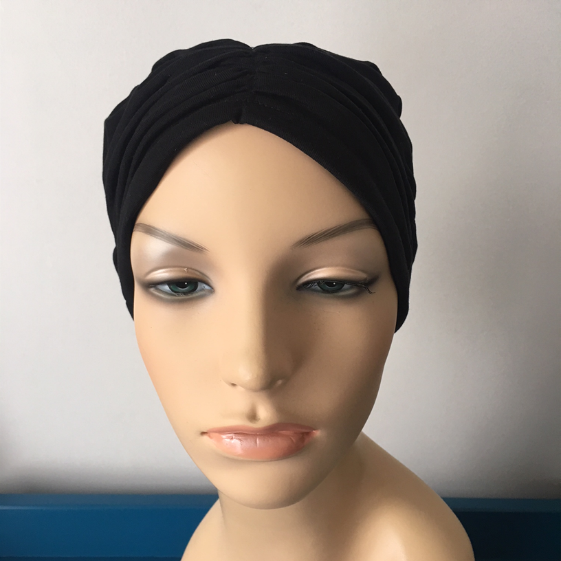 Pleated Beanie - Black - A CANSA smart choice product • CompassionHat