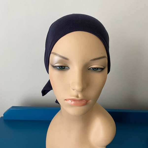 Gypsy Headscarf - Navy - A CANSA smart choice product